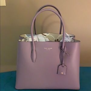 Kate Spade medium lavender satchel hand bag